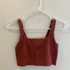 Ribbed Seamless Sports Bra